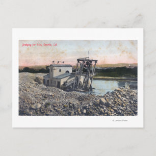 A Dredger Dredging for GoldOroville, CA Postcard