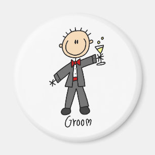 A Drink For The Groom Magnet
