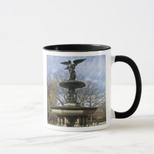 A dry winter Bethesda Fountain in Central Park Mug