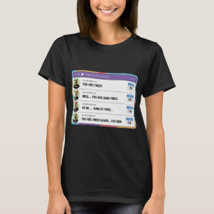 A dumb Boss Firing people by mistake T-Shirt