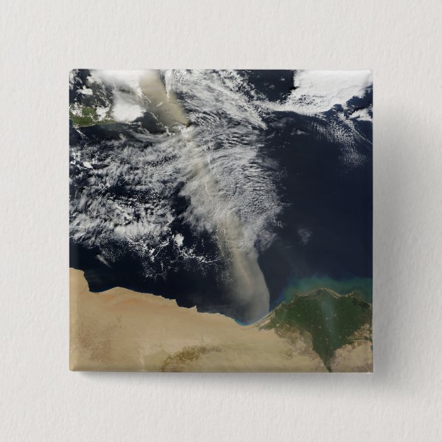 A dust plume 15 cm square badge (Front)