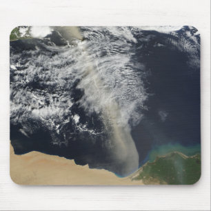 A dust plume mouse mat