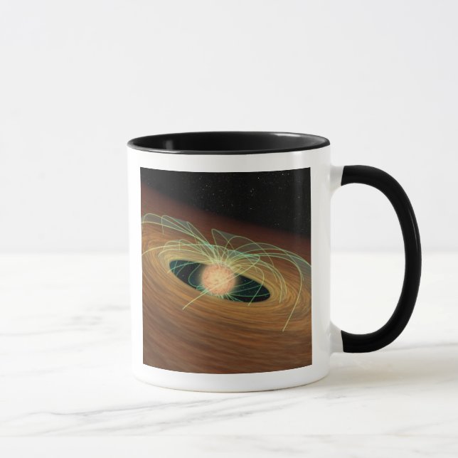 A dusty planet-forming disc in orbit mug (Right)