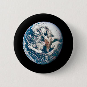 A Earth Taken From The Apollo 10 Spacecraft. 6 Cm Round Badge