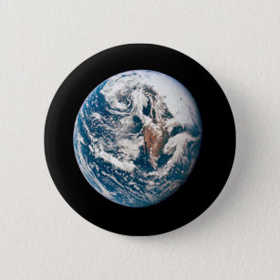 A Earth Taken From The Apollo 10 Spacecraft. 6 Cm Round Badge