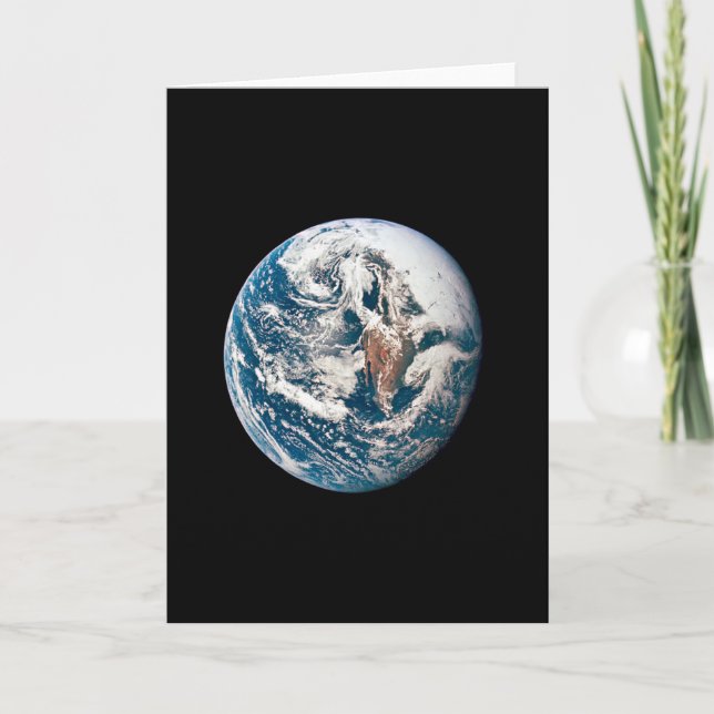 A Earth Taken From The Apollo 10 Spacecraft. Card (Front)