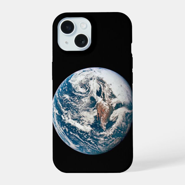 A Earth Taken From The Apollo 10 Spacecraft. iPhone 15 Case (Back)