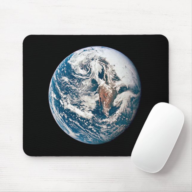 A Earth Taken From The Apollo 10 Spacecraft. Mouse Mat (With Mouse)