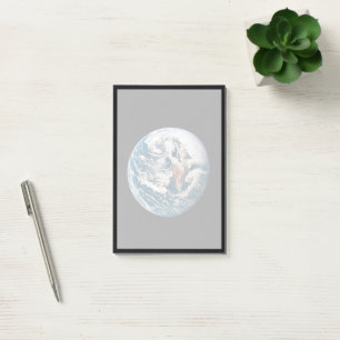 A Earth Taken From The Apollo 10 Spacecraft. Post-it Notes