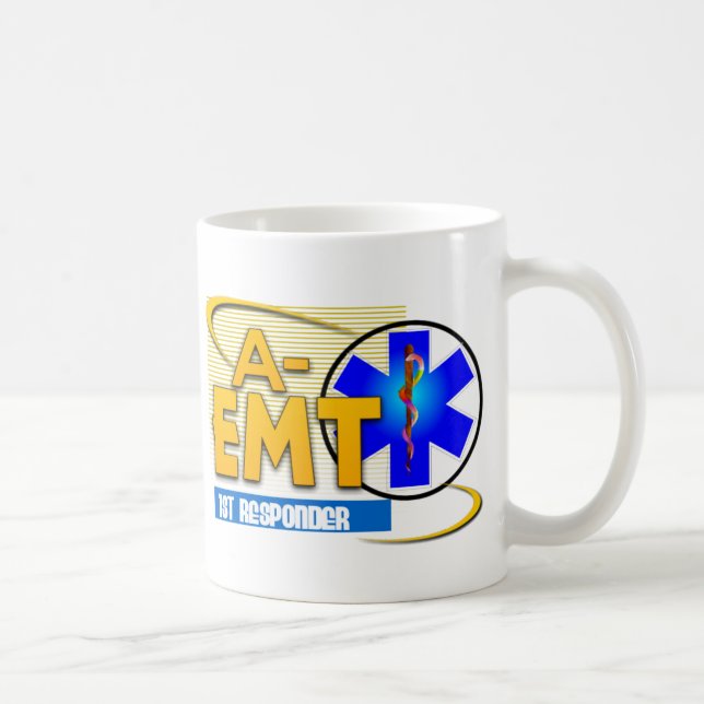 A-EMT 1ST RESPONDER - EMERGENCY MED TECH ADVANCED COFFEE MUG (Right)