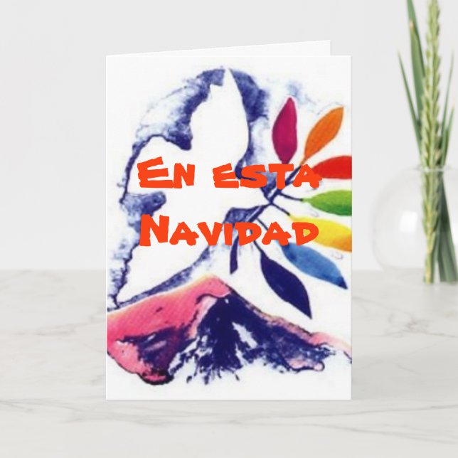 A esta Navidad Holiday Card (Front)
