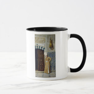 A eunuch before the door of the harem mug