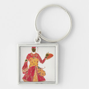 A Eunuch, from the ballet 'Scheherazade' Key Ring