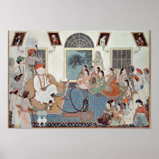 A European, probably Sir David Ochterlony Poster (Front)