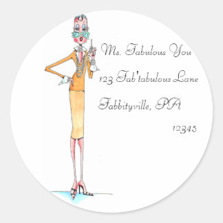 A Fabu'little address label