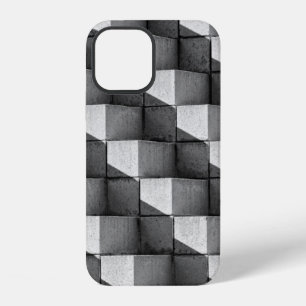 A face of the "Four Sided Pyramid" sculpture in th iPhone 12 Case
