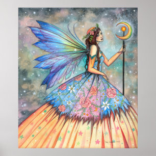 A Faerie Queen Fantasy Art by Molly Harrison Poster
