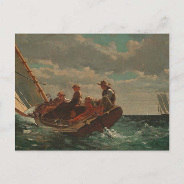 A Fair Wind Canvas Print Postcard (Front)