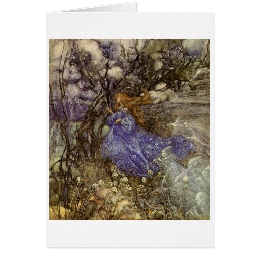 Image of A Fairy in Blue (Blank Inside)