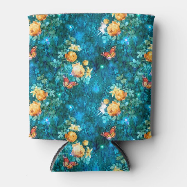 A Fairy in the Garden Series Design 11   Can Cooler (Front)