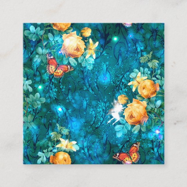 A Fairy in the Garden Series Design 11  Enclosure Card (Front)