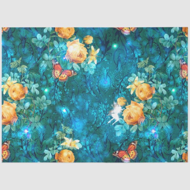 A Fairy in the Garden Series Design 11 Tissue Paper (Front)