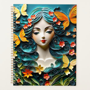 A fairy portrait might show a scene with swarms of planner