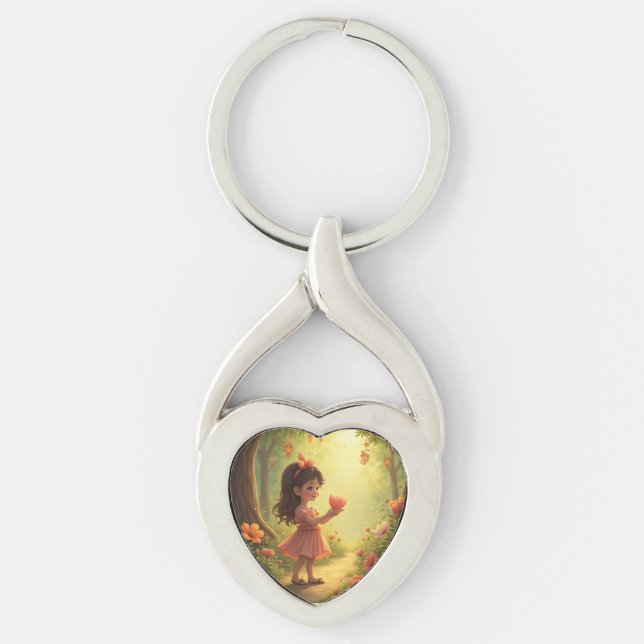  A fairy tale about a little girl Key Ring (Front)