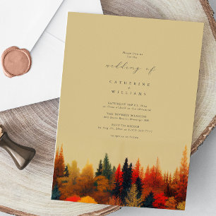 A Fairytale Affair: Whimsical Fall Wedding Invitation
