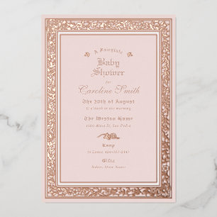 A Fairytale Rose Gold Baby Shower