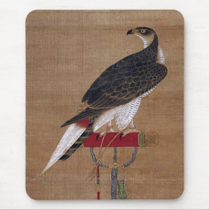 A Falcon - 16th Century Korean Scroll Mouse Mat