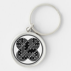 a falcon's feather key ring
