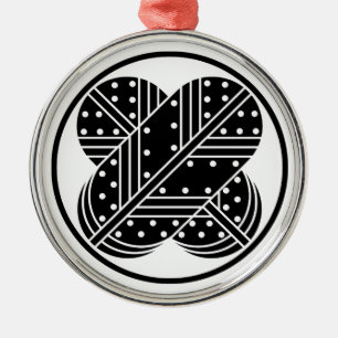 a falcon's feather metal tree decoration