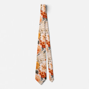 A Fall Floral Series Design 10 Tie