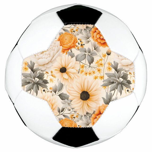 A Fall Floral Series Design 1 Football (Front)