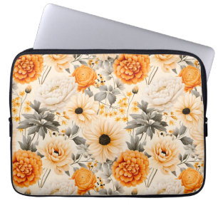 A Fall Floral Series Design 1 Laptop Sleeve