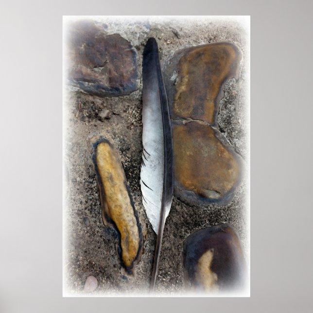A fallen feather poster (Front)