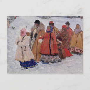 A Family, 1909 Postcard