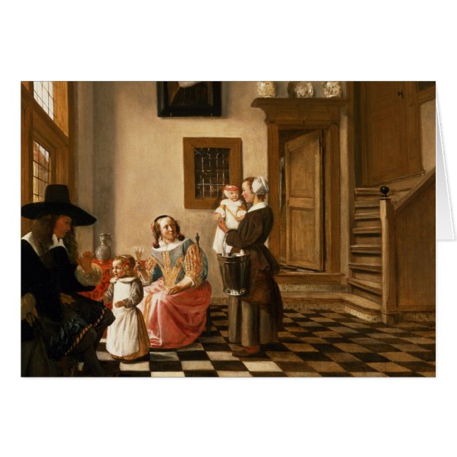 A Family in an Interior (Front Horizontal)