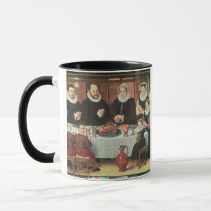 A Family Saying Grace Before the Meal, 1585 (oil o Mug