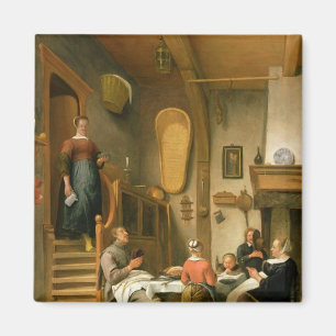 A Family Saying Grace Magnet