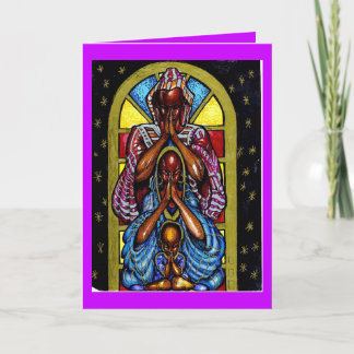 A FAMILY THAT PRAYS TOGETHER STAY  TOGETHER CARD