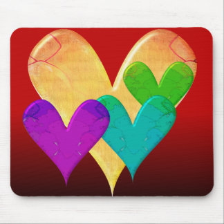 A family's love mouse mat