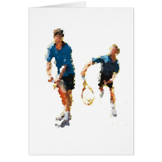 A fantastic Tennis Card (Front)
