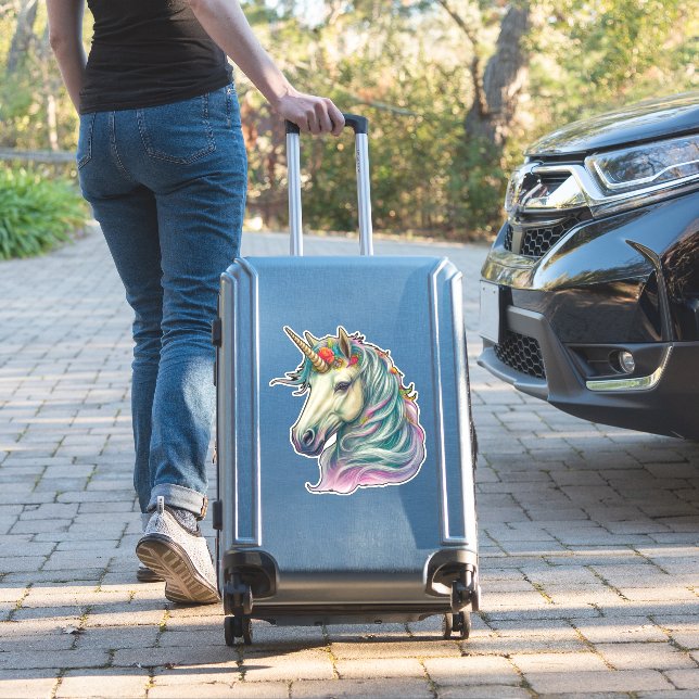 A Fantastical Unicorn!  (Suitcase Insitu)