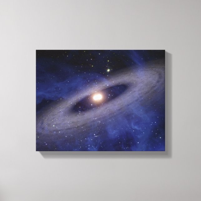 A faraway solar system canvas print (Front)