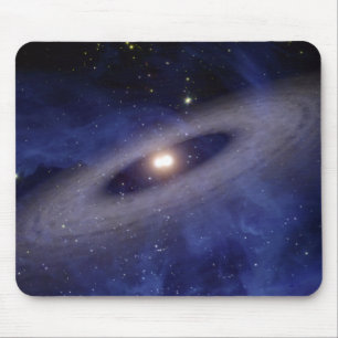 A faraway solar system mouse mat