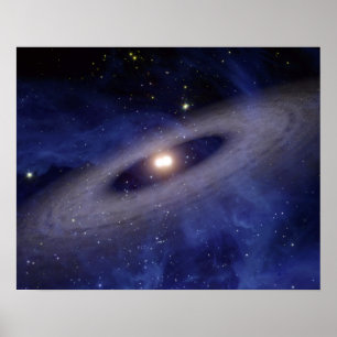 A faraway solar system poster