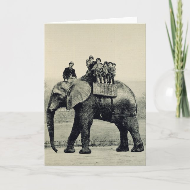 A Farewell Ride on Jumbo Card (Front)