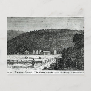 A Farm in Canaan, Connecticut Postcard